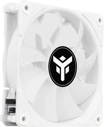 Photo de Lot de 3 Ventilateurs boitier iTek UW12 RGB - 12cm (Blanc)