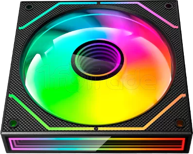 Photo de Lot de 3 Ventilateurs boitier Mars Gaming MF-3DProKit RGB - 12cm (Noir)