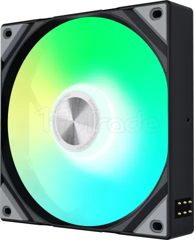 Photo de Lot de 3 Ventilateurs boitier Tryx Rota SL Reverse RGB - 12cm (Noir)