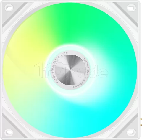 Photo de Lot de 3 Ventilateurs boitier Tryx Rota SL RGB - 12cm (Blanc)