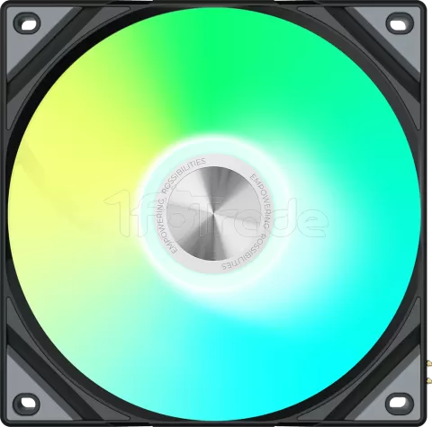 Photo de Lot de 3 Ventilateurs boitier Tryx Rota SL RGB - 12cm (Noir)