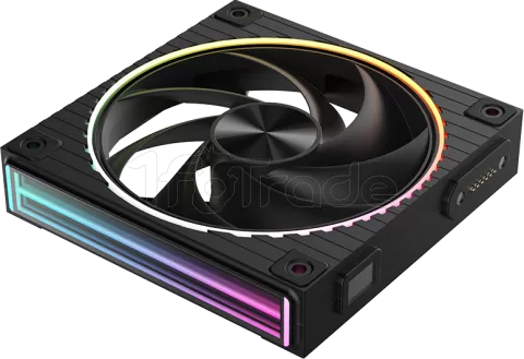 Photo de Lot de 3 Ventilateurs boitier Zalman ZM-DF120 aRGB - 12cm (Noir)