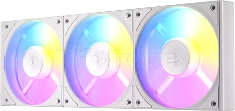 Photo de Lot de 3 Ventilateurs de boitier Antec Connect - 12cm (Blanc)