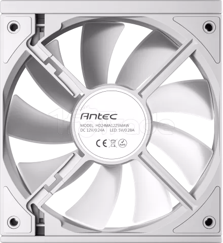 Photo de Lot de 3 Ventilateurs de boitier Antec Connect - 12cm (Blanc)