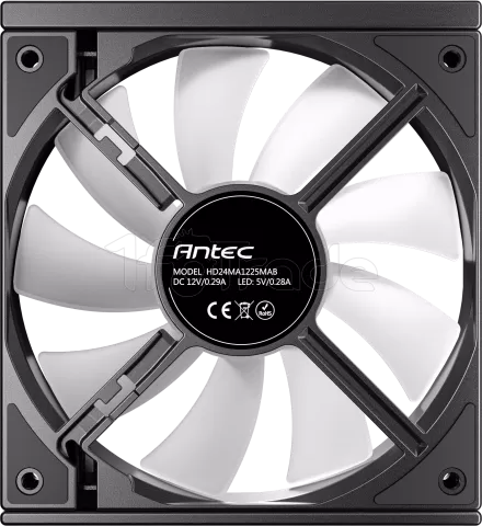 Photo de Lot de 3 Ventilateurs de boitier Antec Connect - 12cm (Noir)