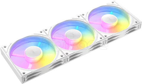 Photo de Lot de 3 Ventilateurs de boitier Antec Connect Reverse - 12cm (Blanc)
