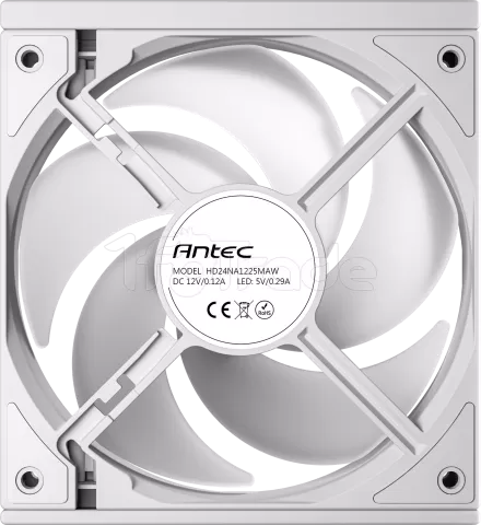 Photo de Lot de 3 Ventilateurs de boitier Antec Connect Reverse - 12cm (Blanc)