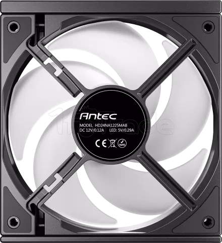 Photo de Lot de 3 Ventilateurs de boitier Antec Connect Reverse - 12cm (Noir)