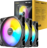 Photo de 3x Antec Tranquil aRGB 140 Noir