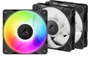 Photo de 3x Arctic P12 Pro aRGB LN Noir