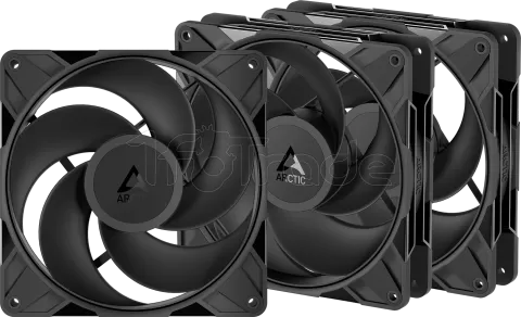 Photo de Lot de 3 Ventilateurs de boitier Arctic P14 Pro Reverse - 14cm (Noir)