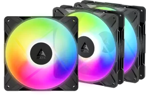 Photo de 3x Arctic P14 Pro Reverse RGB Blanc