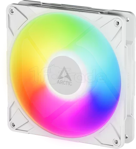 Photo de Lot de 3 Ventilateurs de boitier Arctic P14 Pro RGB - 14cm (Blanc)