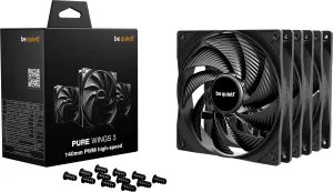 Photo de 3x bequiet Pure Wings 3 HS 14cm