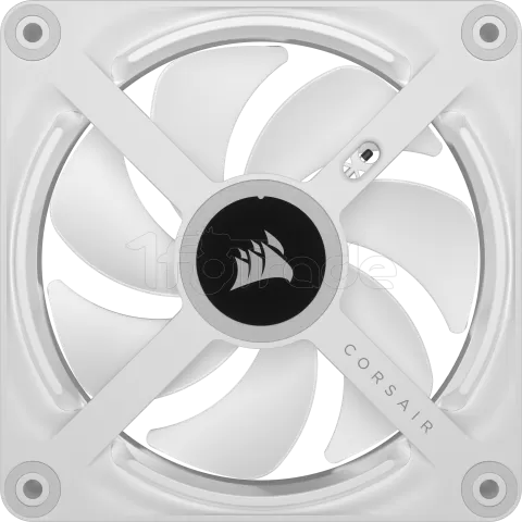 Photo de Lot de 3 Ventilateurs de boitier Corsair iCue Link QX RGB - 12cm (Blanc)