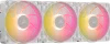 Photo de 3x iCue Link RX120 Max RGB Blanc