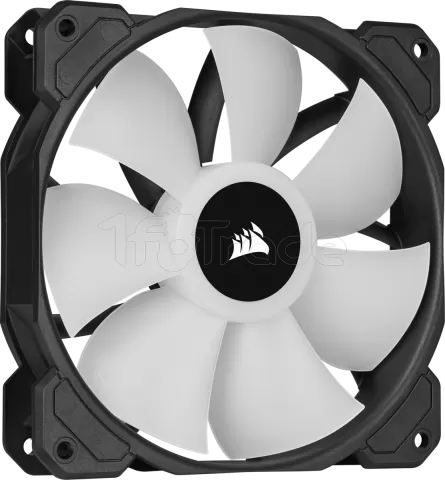 Photo de Lot de 3 Ventilateurs de boitier Corsair iCue SP120 Elite Performance PWM RGB - 12cm (Noir)