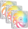 Photo de 3x Corsair RS120 Reverse RGB Blanc
