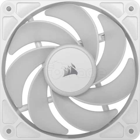 Photo de Lot de 3 Ventilateurs de boitier Corsair RS Reverse RGB - 12cm (Blanc)