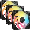 Photo de 3x Corsair RS120 Reverse RGB Noir