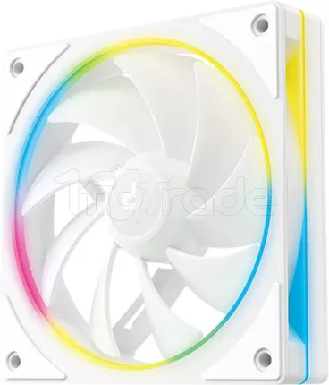 Photo de Lot de 3 Ventilateurs de boitier Deepcool FL12 SE aRGB - 12cm (Blanc)