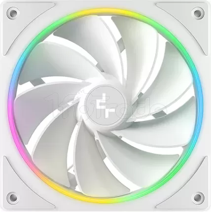 Photo de Lot de 3 Ventilateurs de boitier Deepcool FL12 SE Reverse RGB - 12cm (Blanc)