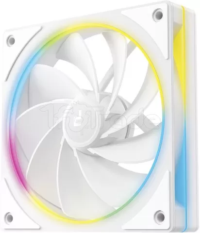 Photo de Lot de 3 Ventilateurs de boitier Deepcool FL12 SE Reverse RGB - 12cm (Blanc)