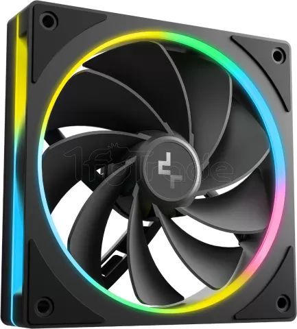 Photo de Lot de 3 Ventilateurs de boitier Deepcool FL12 SE Reverse RGB - 12cm (Noir)