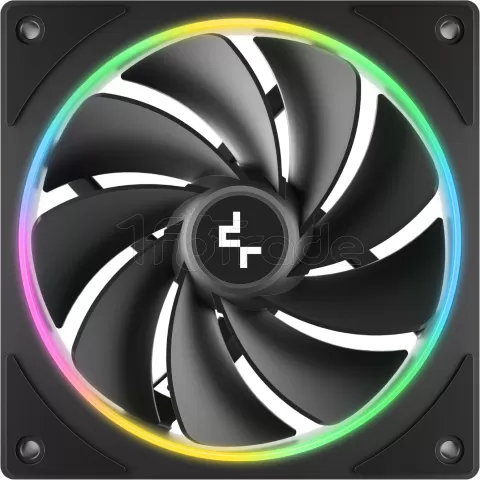 Photo de Lot de 3 Ventilateurs de boitier Deepcool FL12 SE Reverse RGB - 12cm (Noir)