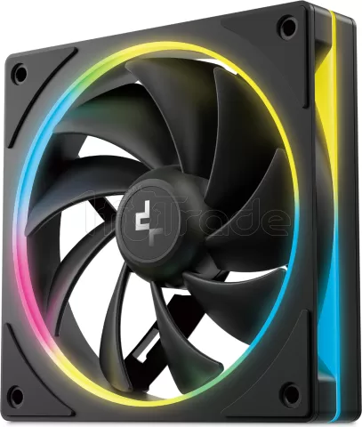 Photo de Lot de 3 Ventilateurs de boitier Deepcool FL12 SE RGB - 12cm (Noir)