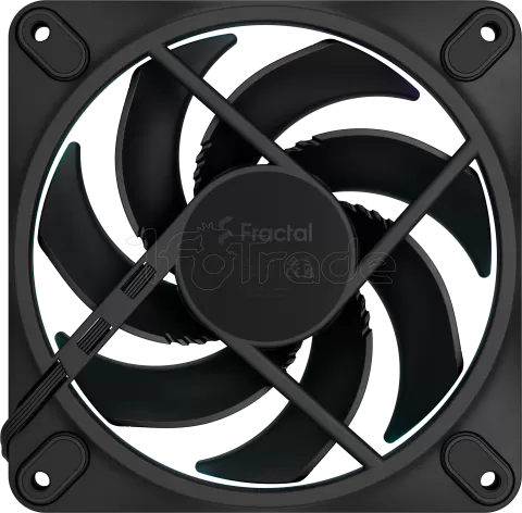Photo de Lot de 3 Ventilateurs de boitier Fractal Design Momentum RGB - 12cm (Noir)
