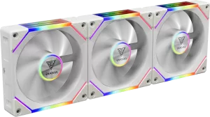 Photo de 3x Gamdias Aeolus P2-1203 Blanc