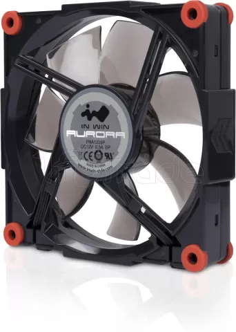 Photo de Lot de 3 Ventilateurs de boitier InWin Aurora RGB 12cm (Noir)