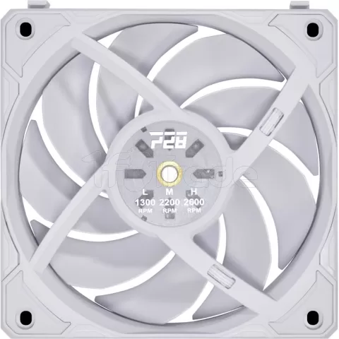 Photo de Lot de 3 Ventilateurs de boitier Lian Li Uni Fan P28 - 12cm (Blanc)