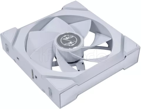 Photo de Lot de 3 Ventilateurs de boitier Lian Li Uni Fan SL Flex Reverse RGB - 12cm (Blanc)