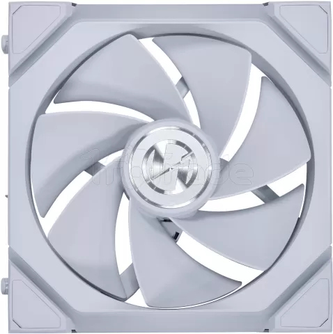 Photo de Lot de 3 Ventilateurs de boitier Lian Li Uni Fan SL Flex Reverse RGB - 12cm (Blanc)