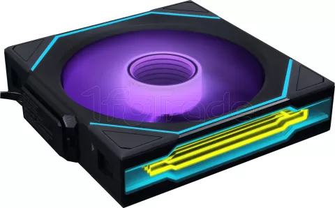 Photo de Lot de 3 Ventilateurs de boitier Lian Li Uni Fan SL-Infinity Wireless RGB - 12cm (Noir)