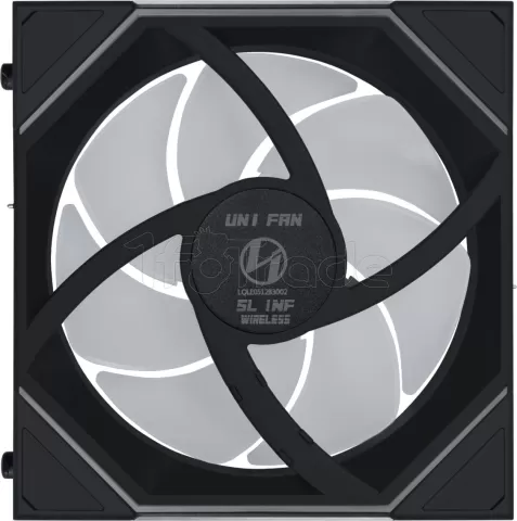 Photo de Lot de 3 Ventilateurs de boitier Lian Li Uni Fan SL-Infinity Wireless RGB - 12cm (Noir)