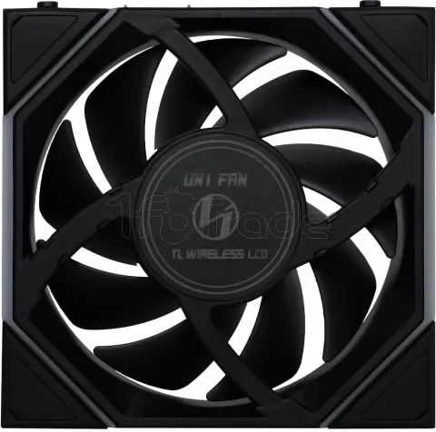 Photo de Lot de 3 Ventilateurs de boitier Lian Li Uni Fan TL Wireless LCD Reverse RGB - 12cm (Noir)