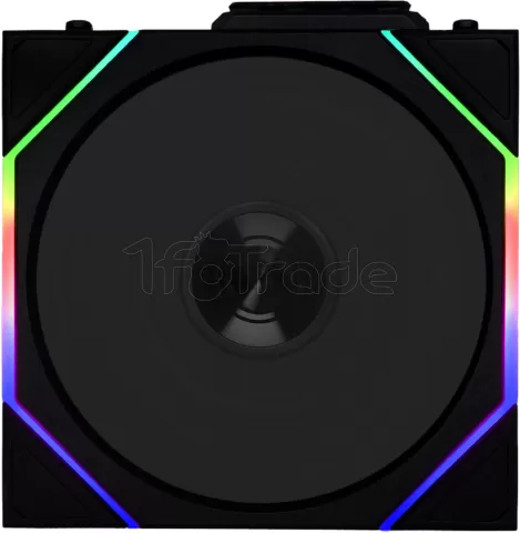 Photo de Lot de 3 Ventilateurs de boitier Lian Li Uni Fan TL Wireless Reverse RGB - 12cm (Noir)