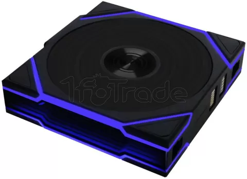 Photo de Lot de 3 Ventilateurs de boitier Lian Li Uni Fan TL Wireless Reverse RGB - 12cm (Noir)