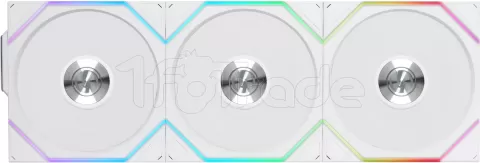 Photo de Lot de 3 Ventilateurs de boitier Lian Li Uni Fan TL Wireless RGB - 12cm (Blanc)