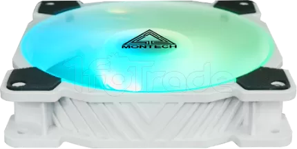 Photo de Lot de 3 Ventilateurs de boitier Montech Z3 Pro RGB - 12cm (Noir)