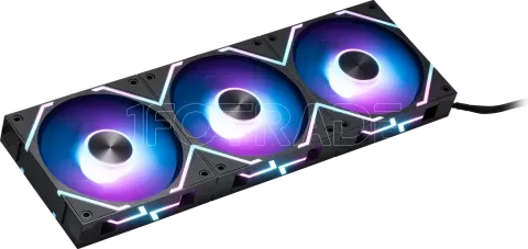 Photo de Lot de 3 Ventilateurs de boitier MSI MPG EZ120 RGB - 12cm (Noir)