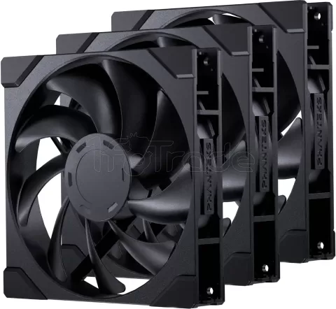 Photo de Lot de 3 Ventilateurs de boitier Phanteks M25 Gen2 - 14cm (Noir)