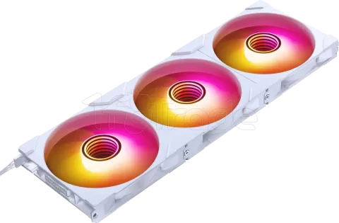 Photo de Lot de 3 Ventilateurs de boitier Phanteks M25 Gen2 Reverse RGB - 14cm (Blanc)