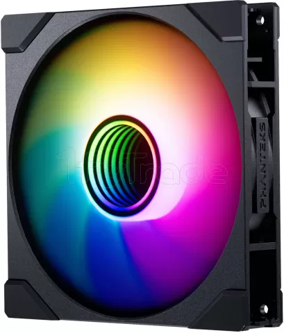 Photo de Lot de 3 Ventilateurs de boitier Phanteks M25 Gen2 Reverse RGB - 14cm (Noir)