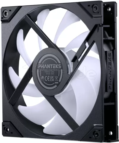Photo de Lot de 3 Ventilateurs de boitier Phanteks M25 Gen2 Reverse RGB - 14cm (Noir)