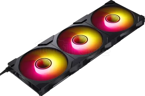 Photo de Lot de 3 Ventilateurs de boitier Phanteks M25 Gen2 Reverse RGB - 14cm (Noir)