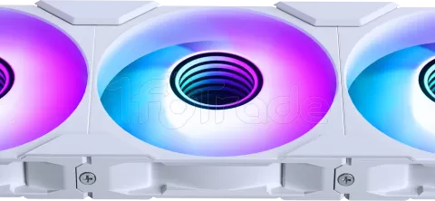 Photo de Lot de 3 Ventilateurs de boitier Phanteks M25 Gen2 RGB - 12cm (Blanc)